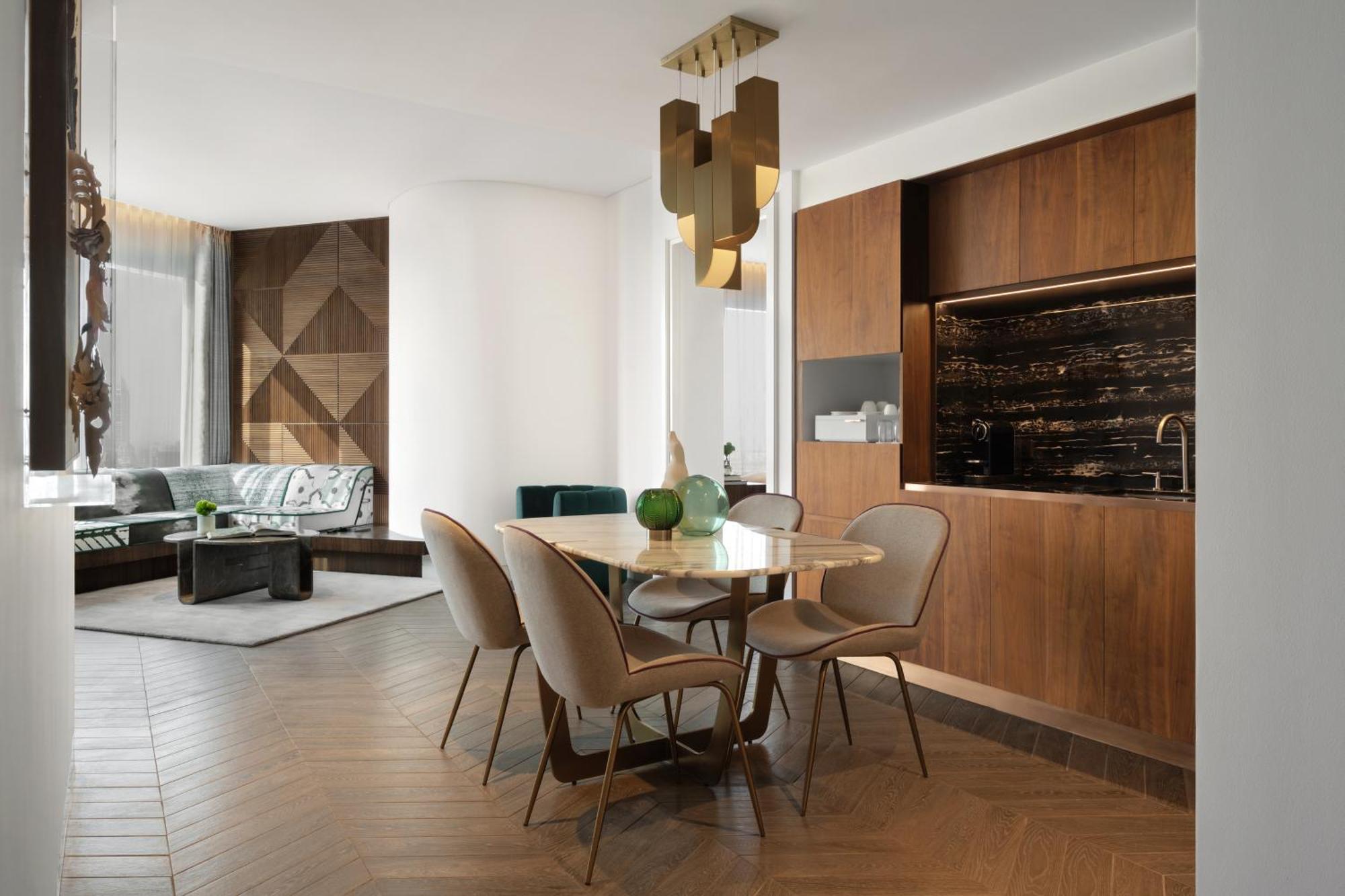 So/ Uptown Dubai酒店 外观 照片 Interior of a typical apartment