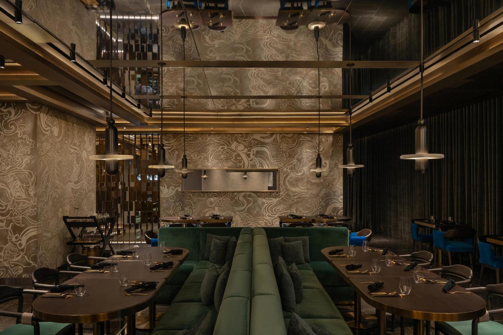 So/ Uptown Dubai酒店 外观 照片 Interior of the restaurant