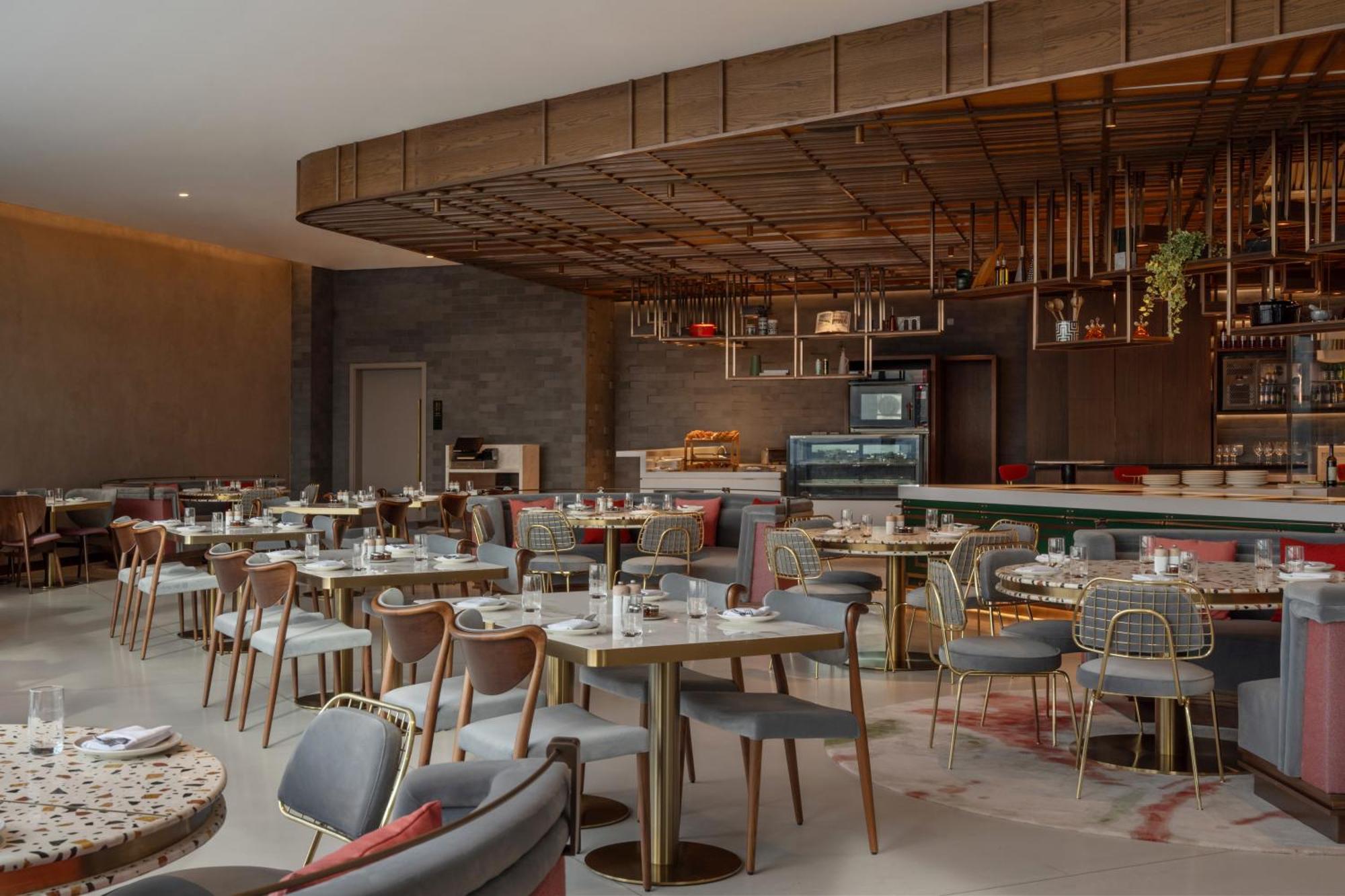 So/ Uptown Dubai酒店 外观 照片 The interior of the restaurant